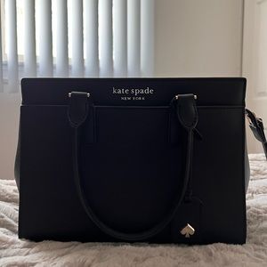 Kate Spade New York Cameron Medium Satchel Purse - Black